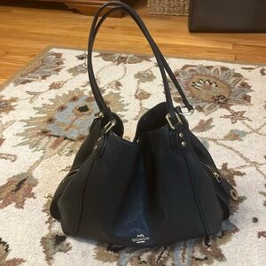 Coach Edie Black Purse